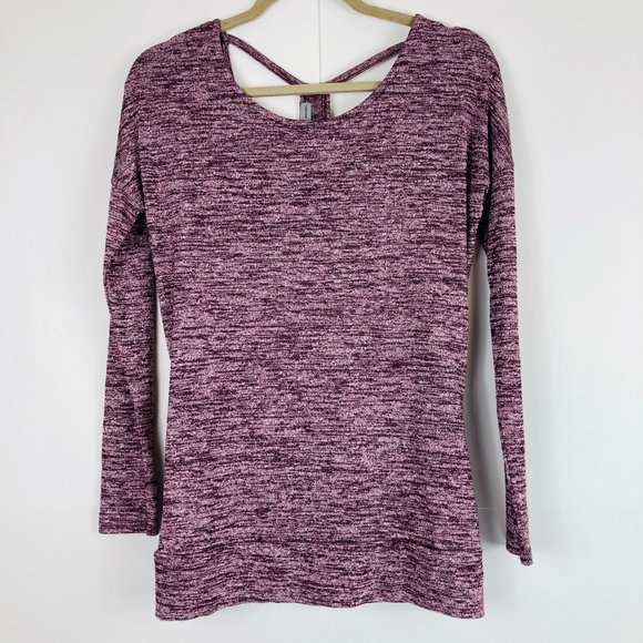 Athleta Pose Crossover T-Back Blouse Stretch XS - Picture 2 of 7